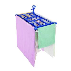 東和産業 ハンガー タオルで隠し干し ピンチ52P ジャンボ EX2 ブルー 20048