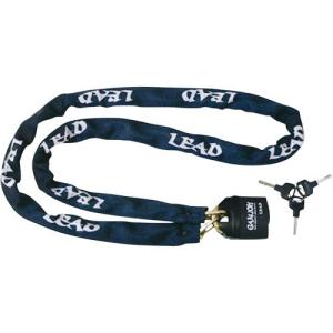 LEAD ＧＤ−２５０６　チェーンロック南京錠付　／　ブラック　／