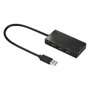 SANWASUPPLY サンワサプライ サンワサプライ HDMIポートつきハブ USB3.2Gen1 3ポート バスパワー ブラック USB-3H332BK｜ecjoyecj25
