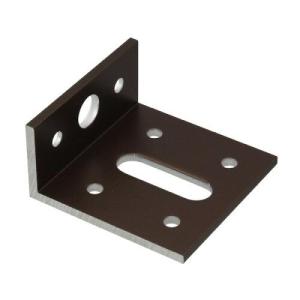 ハイロジック アングルピース 3.0×25×50×50mm 穴あき ブロンズ 1個 00056390-001