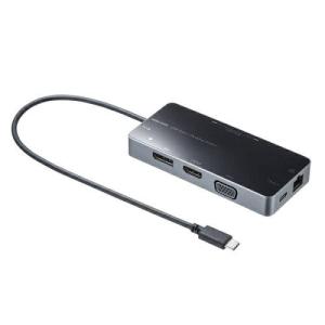 SANWASUPPLY サンワサプライ USB Type-C ドッキングステーション USB-DKM2BK｜ecjoyecj25