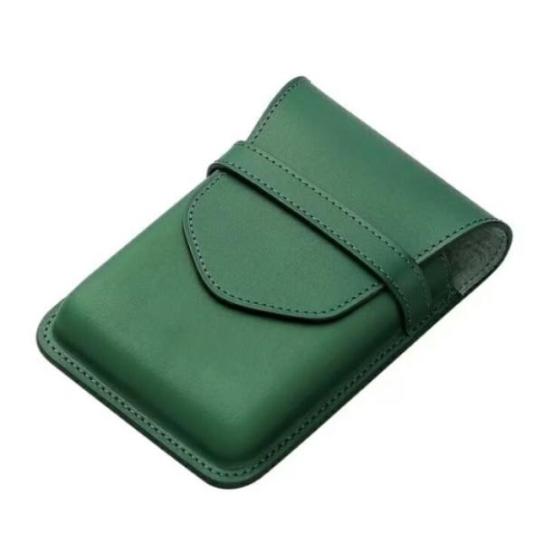 パイロットコーポレーション PILOT×SOMES ペンシース5本差(革製) カブセ蓋ベルト式 グリ...