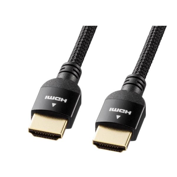 SANWASUPPLY サンワサプライ ハイスピードHDMIナイロンメッシュケーブル(ブラック・3m...