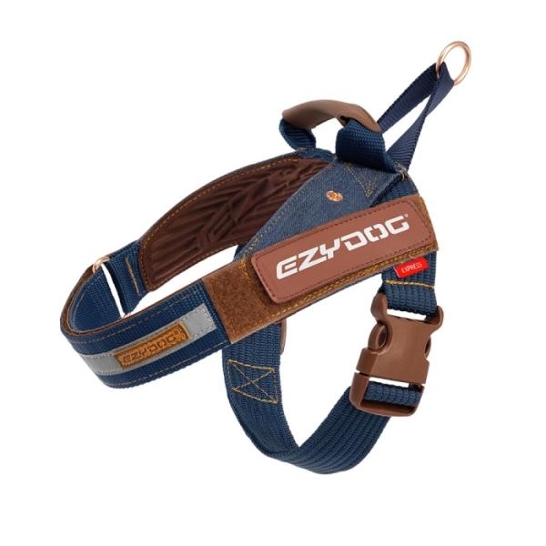 新東亜交易 EZYDOG エクスプレスハーネスL デニム