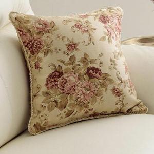 イケヒコ クッション 日本製 洗える セアテ エレガント ベージュ 約43×43cm