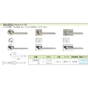 川口技研 ハンドルセット　H-62A-Cr　【004-09612】