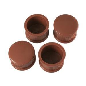HILOGIC ハイロジック A-006 脚キャップ 31mm 茶丸 4個入