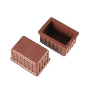 HILOGIC ハイロジック A-059 脚キャップ 23×36×25mm 茶 2個入