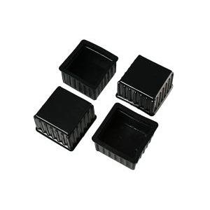 HILOGIC ハイロジック A-077 脚キャップ 36mm 黒角 4個入