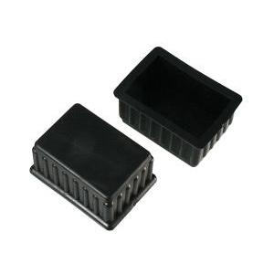 HILOGIC ハイロジック A-081 脚キャップ 30×45×26mm 黒 2個入