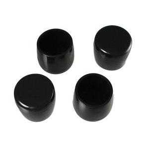 HILOGIC ハイロジック A-107パイプ 脚キャップ 32mm 黒丸 4個入