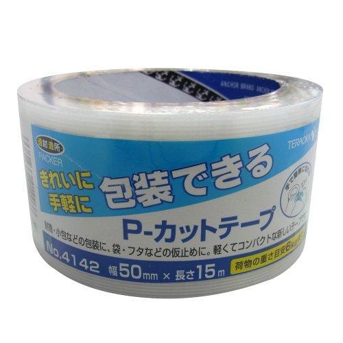 寺岡製作所 TERAOKA P-カットテープ NO.4142 50mm×15M 透明 code:79...