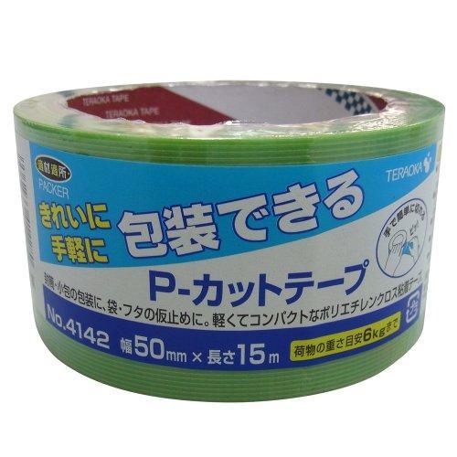 寺岡製作所 TERAOKA P-カットテープ NO.4142 50mm×15M 若葉 code:79...