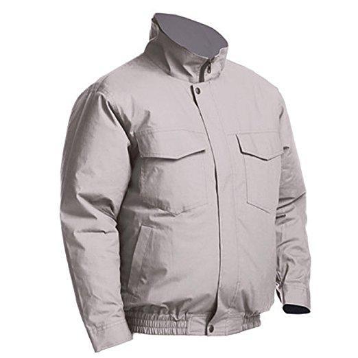 リンクサス 長袖ワークブルゾン(綿100%) シルバーグレー LX-6700WS M