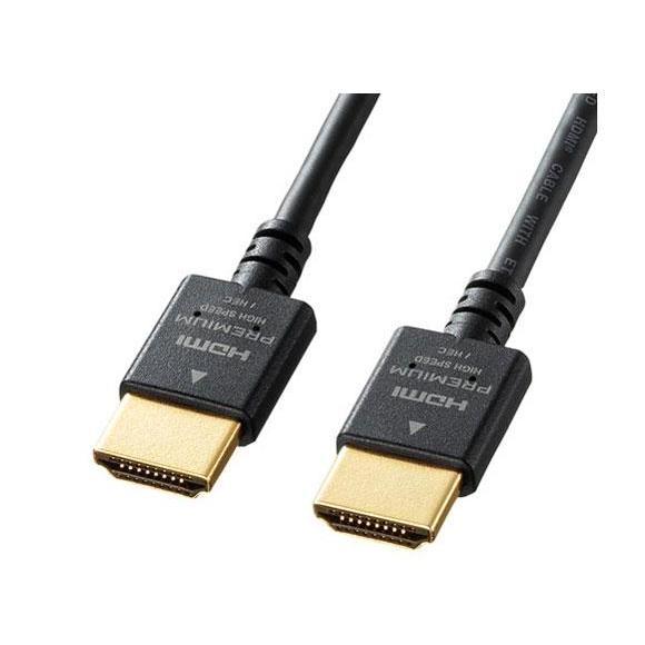 SANWASUPPLY サンワサプライ プレミアムHDMIケーブル（スリムタイプ）　品番：KM-HD...