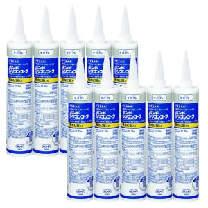 ハンディ クラウン コニシ 防カビシリコンコーク ライトグレー330ml 10P