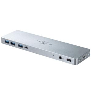 SANWASUPPLY サンワサプライ サンワサプライ USB Type-C専用ドッキングステーション(HDMI/DisplayPort対応・PD対応) USB-CVDK6(USB-CVDK6)