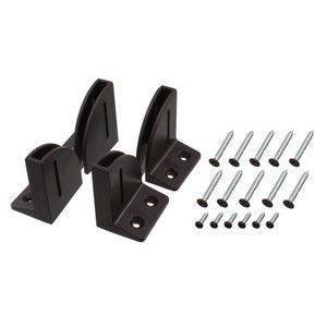 HILOGIC ハイロジック 58622 パネル固定パーツコーナー用 ダークブラウン 1組入