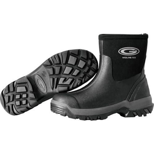 グラブスブーツ(GRUBS BOOTS) 防寒ネオプレンブーツ ミッドライン5.0 25.0 ブラッ...