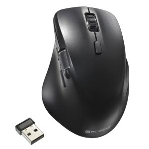 無線マウス OHM オーム電機 PC-SMBWM10 H PCGEAR 静音ワイヤレスマウス
