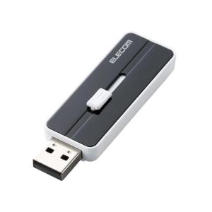 ELECOM エレコム スライド式USBメモリー/64GB USB3.1/64GB/ブラック｜ecjoyecj26