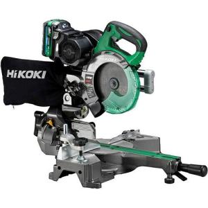 HiKOKI(ハイコーキ) 36V 充電式卓上スライド丸のこ 刃径165mm 両傾斜 新型蓄電池・充電器・チップソー黒シャチ付 C3606DRB(K)(XPSZ)