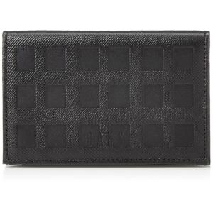 プレリー ダックス チェッカーエンボス 名刺入 クロ DP25385