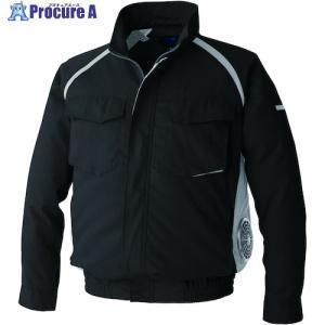 KUCHOFUKU 空調服 R下 長袖ブルゾン ウエアのみ クールブラック 4L (KU92400K...