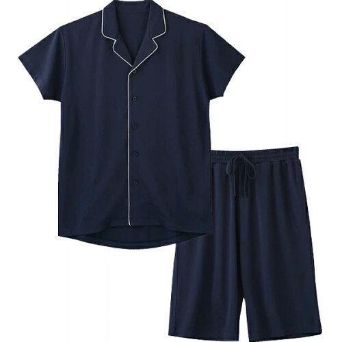 MTG エムティージー ニューピース リカバリーパジャマセット(ショート) ネイビーS WSーAJ-...