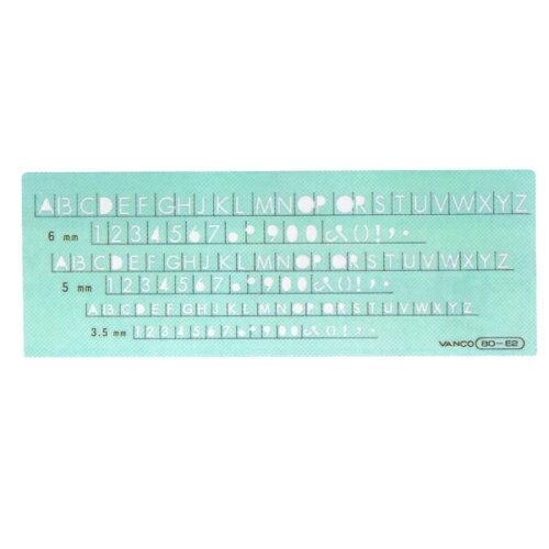 バンコ(Vanco) テンプレート 80-E2 10852 (1699369)