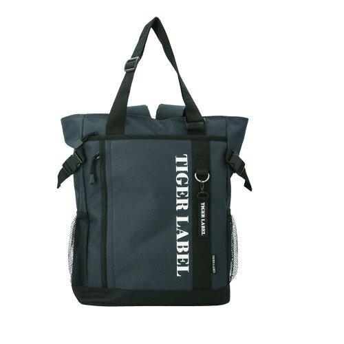 イコマ創芸 TIGER LABEL リュックトートバッグ 2WAY 約17L ネイビー TL-35 ...
