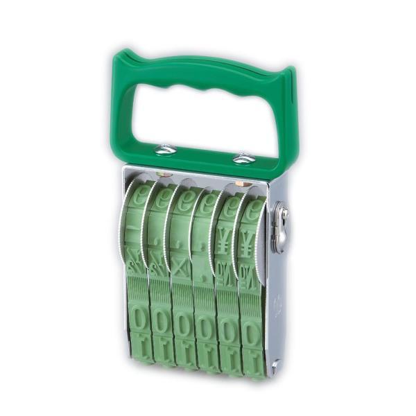 サンビー テクノタッチ回転印　欧文初号６連 (TK-006)