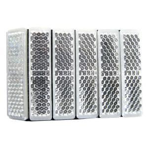 サギサカ CATEYE / リフレクター 前・後 / レフテール 多目的 両面テープ貼付 / ホワイ...