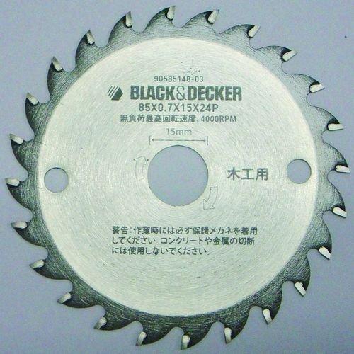 ブラック・アンド・デッカージャパン 24P 85mm 木工切断チップソー CB24T