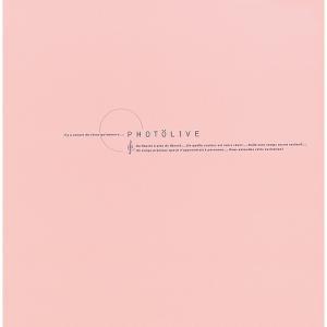 ナカバヤシ フエルアルバムDigio フォトライブ ビス式/Lサイズ レッド LPF-1002-R