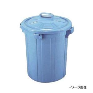 ノーブランド リス『丈夫な丸型ゴミ容器』 GK容器丸35型フタ ブルー