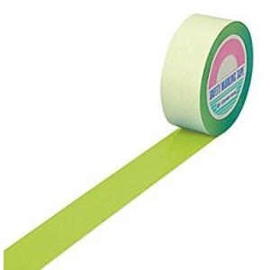 日本緑十字社 緑十字 ガードテープ(ラインテープ) 若草(黄緑) 25mm幅×100m 屋内用 co...