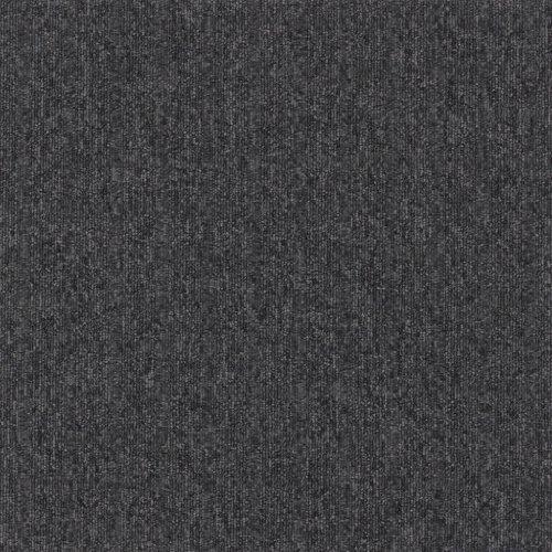 スミノエ(Suminoe) ワタナベ タイルカーペット ブラック 50cm×50cm code:75...