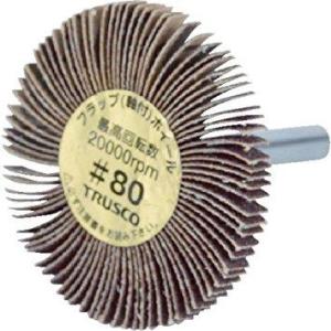 TRUSCO トラスコ中山 薄型フラップホイール 50X5X6 #80 5個入 code:79336...