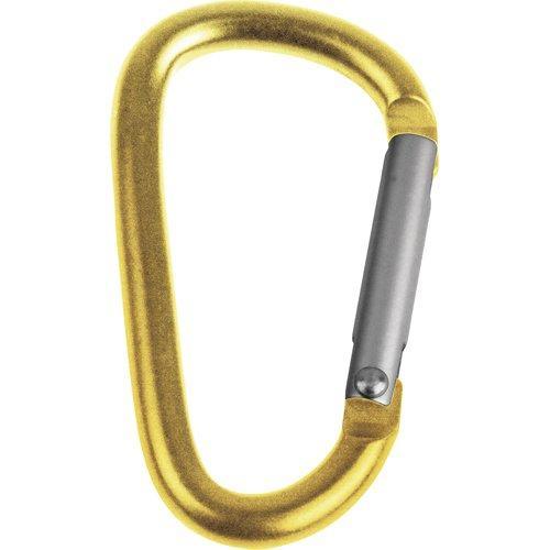 TRUSCO トラスコ中山 カラビナ 線径5mmX50mm D型 ゴールド code:8195274