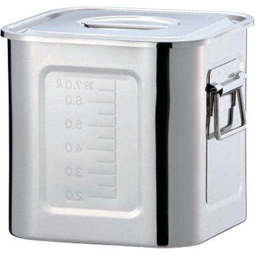 TRUSCO トラスコ中山 ステンレス角タンク 25.0L 300 取手付 code:8185206