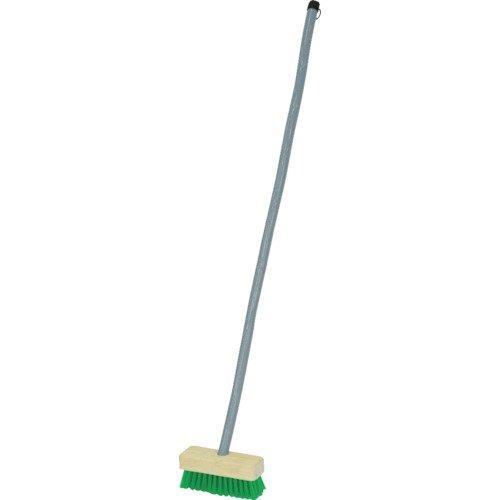 TRUSCO トラスコ中山 TDBE10TRUSCO デッキブラシ PVC毛 竹柄 幅180X長さ1...