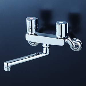 TOTO 【TKJ20BAU】 《KJK》 壁付2ハンドル混合水栓（整流、共用） ωγ0