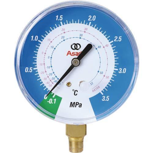 アサダ R410A用低圧連成計φ80mm