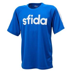 SFIDA (スフィーダ) BPプラクティスシャツS/S_LINE_JR (SA21816JR) 色 : BLU サイズ : 150の商品画像