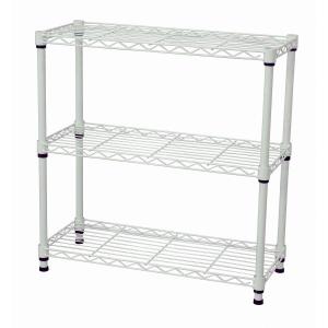 防サビ加工 メタルラック 3段 キャスター付き　2台　連結すれば3台に Amazon｜メタルラック 収納ラック 折りたたみ式 3/4段 防サビ加工 大