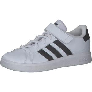 ADIDAS アディダス 23_GRANDCOURT2.0ELK (GW6521) 色 : フットウェアWHT/コア サイズ : 190 子ども用スニーカー、スリッポンの商品画像