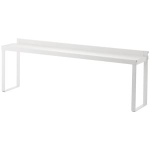 山崎実業 コンロ奥隙間ラック プレート ホワイト 3487 1個