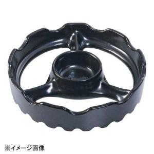 東彼セラミックス 温度センサー付きガスコンロ用焼き台１５ｃｍ（ミニ）　ブラック DYK8303