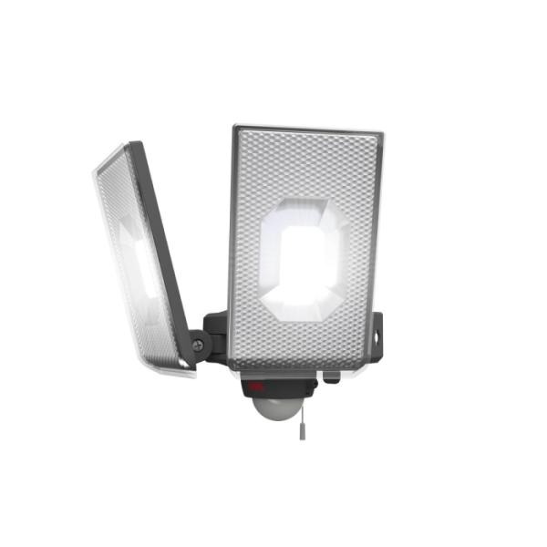 12.5W×2灯スライド型LEDセンサーライト コンセント式 屋外 防水 人感センサー 調光・調色機...